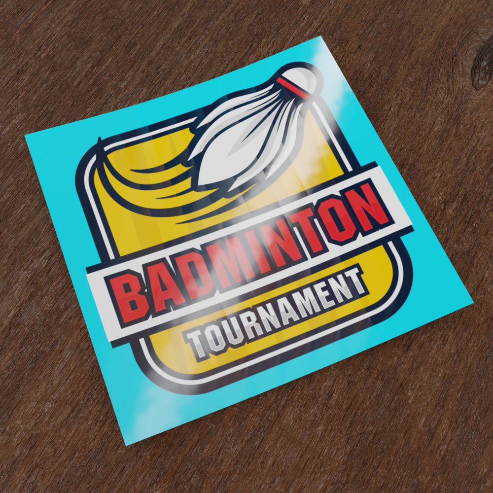 5" Square Sticker (25 sq. inches)