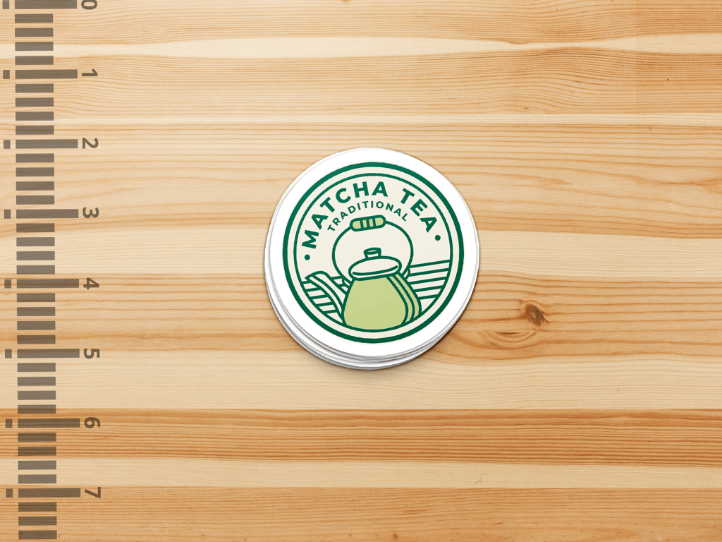 3" Round Sticker (9 sq. inches)
