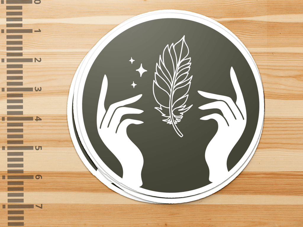 6" Round Sticker (36 sq. in)
