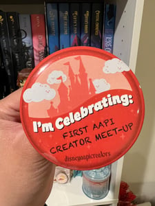 Photo from Erica Wei of their 3 Inch Round Custom Pinback Buttons