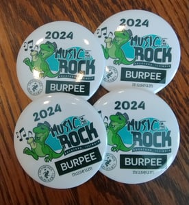 Photo from Steve Jones of their 2.25 Inch Round Custom Buttons