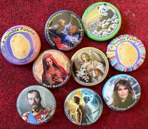 Photo from pemadeva of their 1.25 Round Custom Buttons