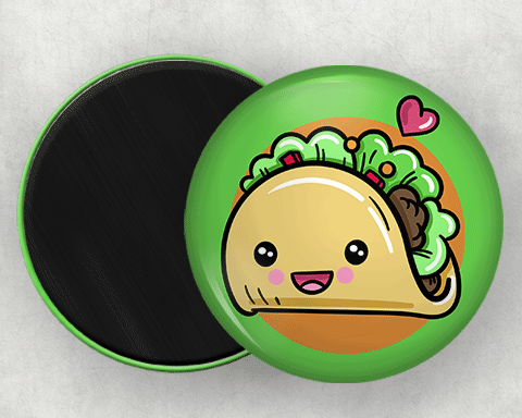3 Inch Round Custom Fridge Magnets