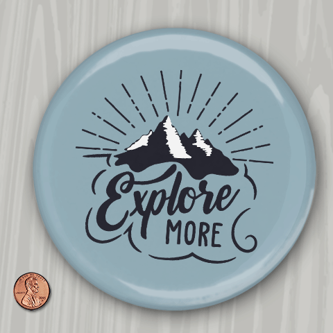 6 Inch Round Custom Pinback Buttons