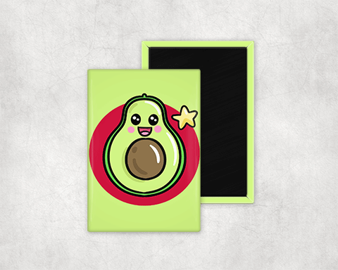 Medium Vertical Rectangle Fridge Magnet – 2″ x 3″