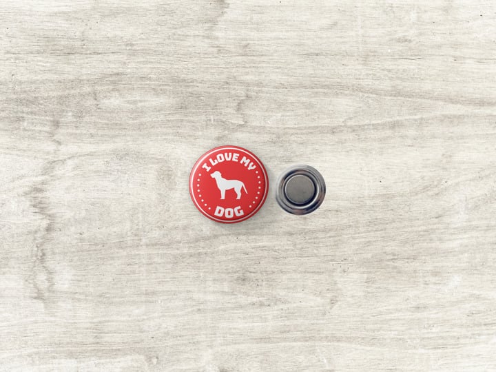 1 Inch Round Clothing Magnet