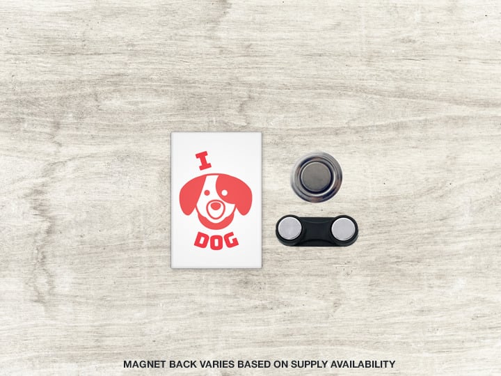 Small Vertical Rectangle Clothing Magnet