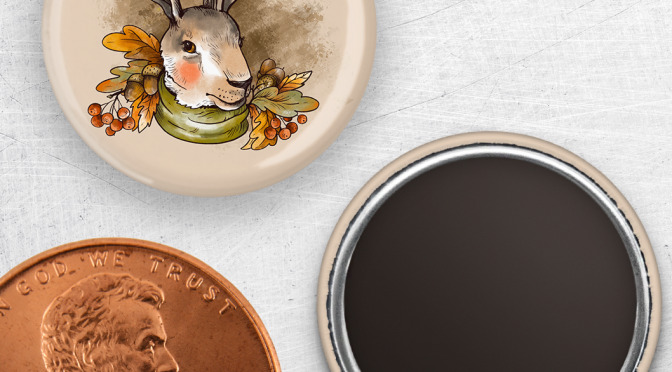 1" Round Custom Printed Button Magnets - Image 4
